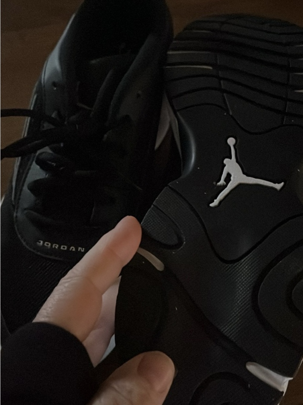 Nike Jordan Black Low-Top Sneakers - Picture 2 of 4